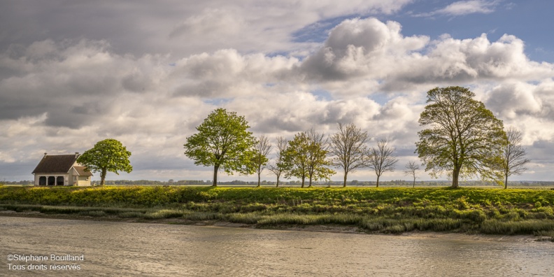 La buvette de l'ancienne gare sur le chenal de la Somme