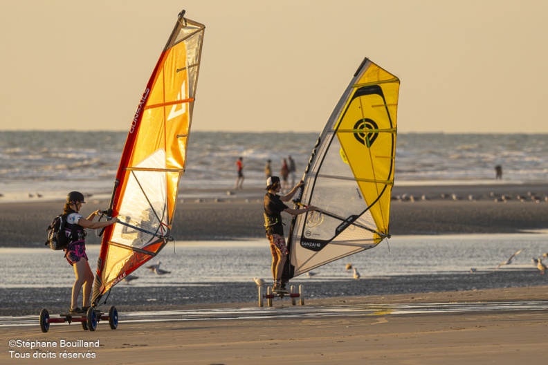 Speedsail sur la plage