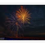 Feu d'artifice du 14 Juillet sur la plage de Fort-Mahon