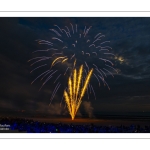 Feu d'artifice du 14 Juillet sur la plage de Fort-Mahon