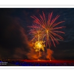 Feu d'artifice du 14 Juillet sur la plage de Fort-Mahon