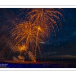 Feu d'artifice du 14 Juillet sur la plage de Fort-Mahon