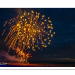 Feu d'artifice du 14 Juillet sur la plage de Fort-Mahon