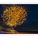 Feu d'artifice du 14 Juillet sur la plage de Fort-Mahon