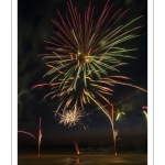 France, Somme (80), Baie de Somme, Quend-Plage, Feu d'artifice sur la plage // France, Somme (80), Baie de Somme, Quend-Plage, Fireworks on the beach