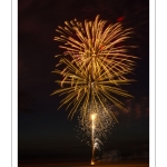 France, Somme (80), Baie de Somme, Quend-Plage, Feu d'artifice sur la plage // France, Somme (80), Baie de Somme, Quend-Plage, Fireworks on the beach