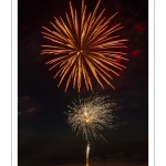 France, Somme (80), Baie de Somme, Quend-Plage, Feu d'artifice sur la plage // France, Somme (80), Baie de Somme, Quend-Plage, Fireworks on the beach