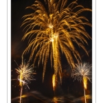 France, Somme (80), Baie de Somme, Quend-Plage, Feu d'artifice sur la plage // France, Somme (80), Baie de Somme, Quend-Plage, Fireworks on the beach