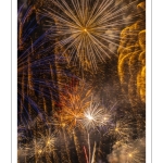 France, Somme (80), Baie de Somme, Quend-Plage, Feu d'artifice sur la plage // France, Somme (80), Baie de Somme, Quend-Plage, Fireworks on the beach