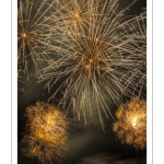 France, Somme (80), Baie de Somme, Quend-Plage, Feu d'artifice sur la plage // France, Somme (80), Baie de Somme, Quend-Plage, Fireworks on the beach