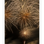 France, Somme (80), Baie de Somme, Quend-Plage, Feu d'artifice sur la plage // France, Somme (80), Baie de Somme, Quend-Plage, Fireworks on the beach