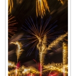 France, Somme (80), Baie de Somme, Quend-Plage, Feu d'artifice sur la plage // France, Somme (80), Baie de Somme, Quend-Plage, Fireworks on the beach