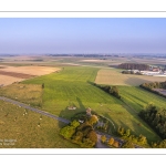 Le champ de bataille de la bataille de Crécy (1346)