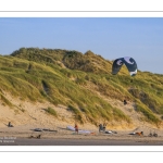 Parapente le long des dunes