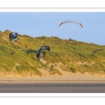 Parapente le long des dunes