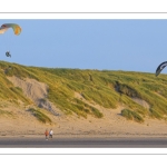 Parapente le long des dunes