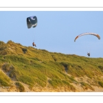 Parapente le long des dunes