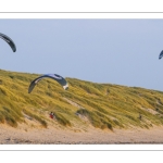 Parapente le long des dunes