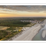 Quend-Plage et les dunes du Marquenterre (vue aérienne)