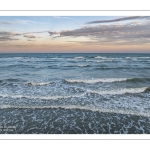 vagues en bord de plage (vue aérienne)