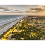 Quend-Plage et les dunes du Marquenterre (vue aérienne)