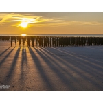 coucher de soleil suir les bouchots