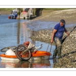 Retour des pêcheurs à pied avec leur récolte de Salicorne