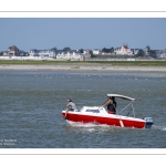 Bateau de plaisance dans le chenal de la Somme