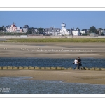 Marée basse au Cap hornu et vue sur sur le Crotoy